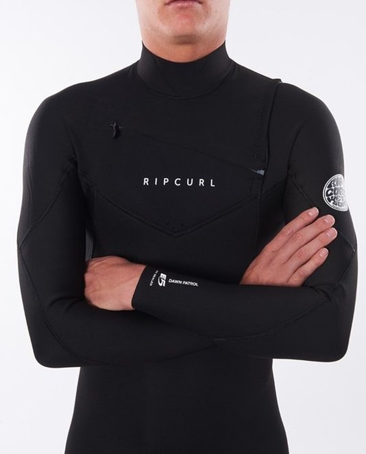 Long John Rip Curl Dawn Patrol 4/3mm Chest Zip Preto