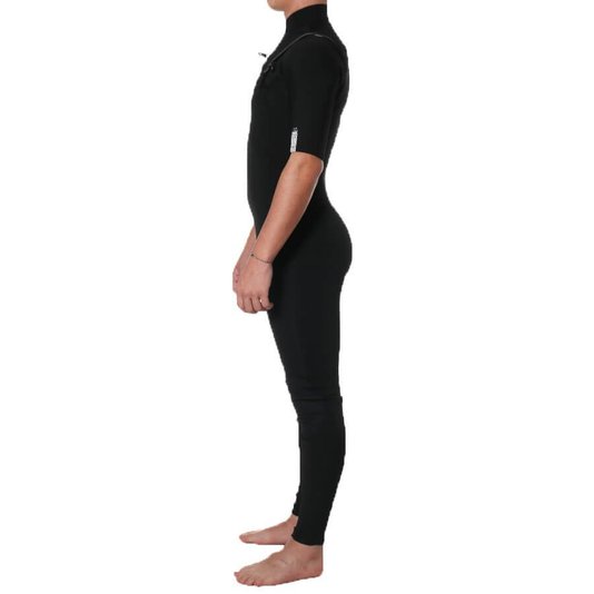Long John Vissla 2.2 Manga Curta Full Suit Preto