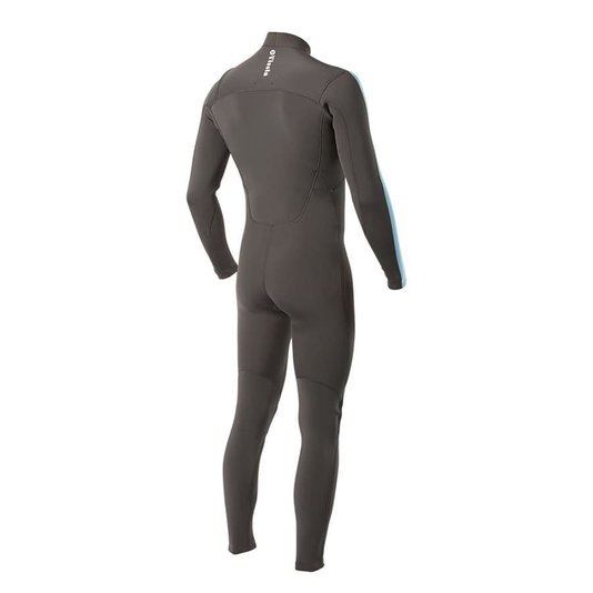Long John Vissla Gadoo 7 Seas 3/2 Full Chest Zip M/L Chumbo/Azul