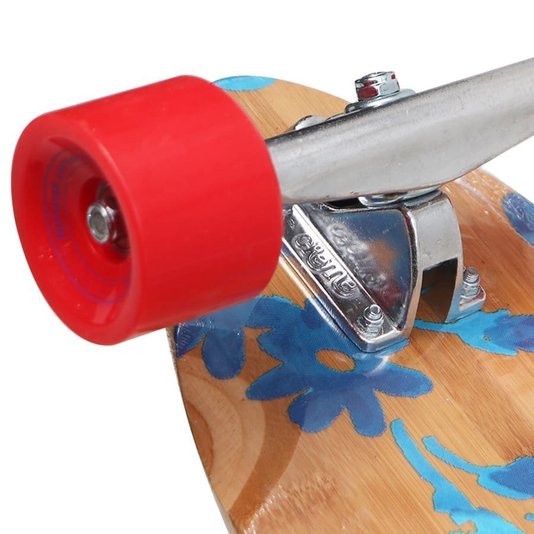 Longboard Hondar Floral Blue Freestyle 40" Azul/Vermelho