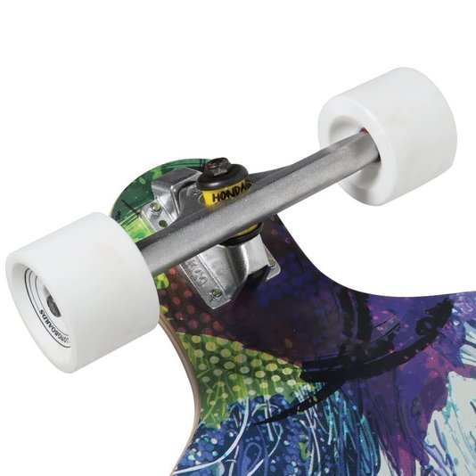Longboard Hondar Freestyle 40" Água Viva Silver/White