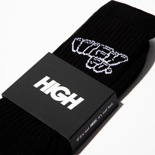 Meia High Graff Preto