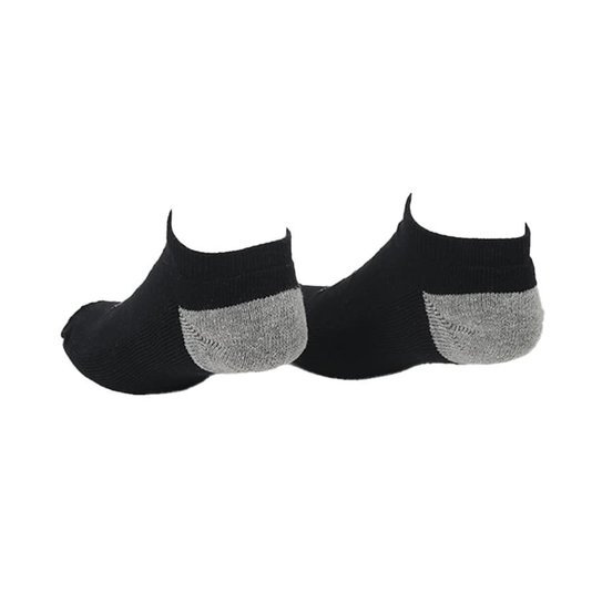 Meia Hurley O&O Invisível 3 Pack Preto/Cinza Mescla