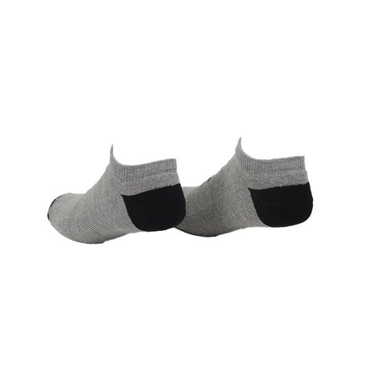 Meia Hurley O&O Invisível 3 Pack Preto/Cinza Mescla