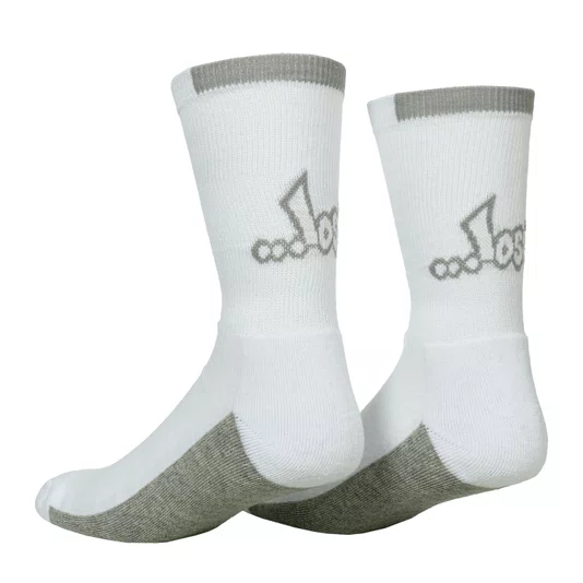 Meia Lost Strip Branco