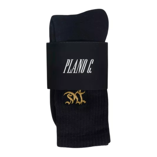Meia Plano C. Classic Preto