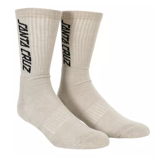 Meia Santa Cruz Strip Bege