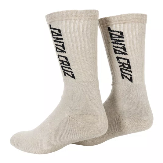 Meia Santa Cruz Strip Bege