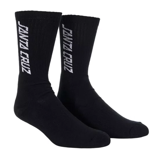 Meia Santa Cruz Strip Preto