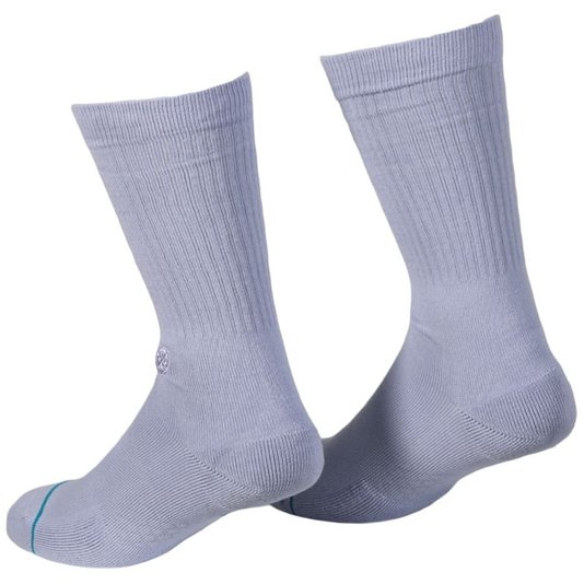 Meia Stance Icon Azul Claro/Azul Turquesa