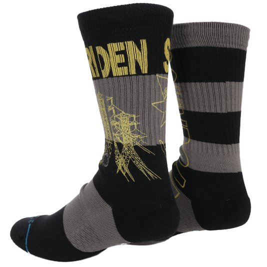 Meia Stance Soundgarden Preto/Cinza/Amarelo