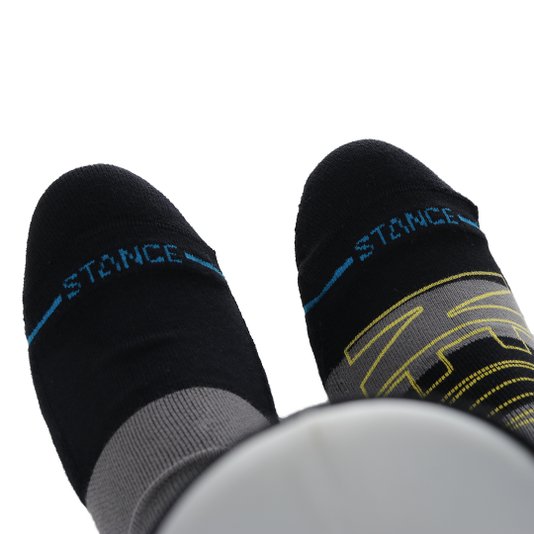 Meia Stance Soundgarden Preto/Cinza/Amarelo