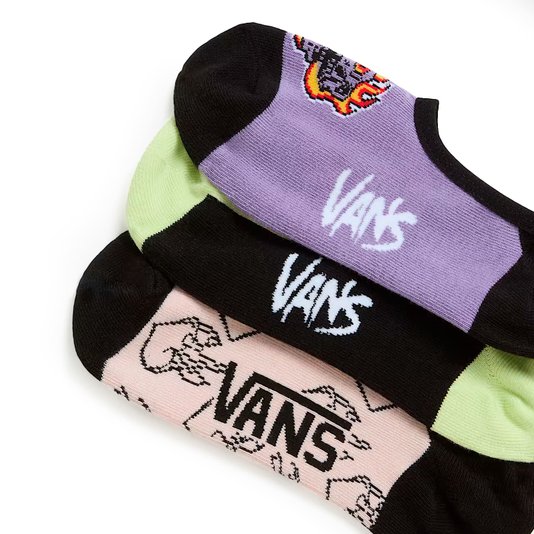 Meia Vans Bugging Out Canoodle Roxo/Preto/Rosa