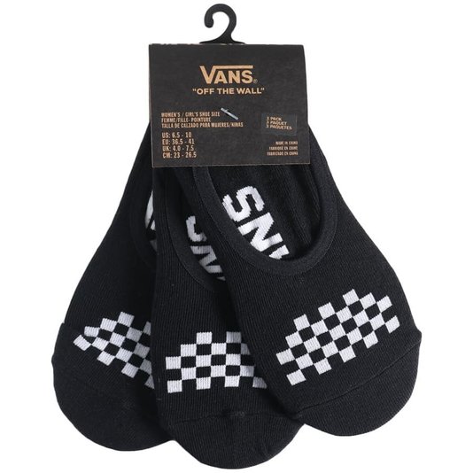 Meia Vans Classic Canoodle Preto/Branco