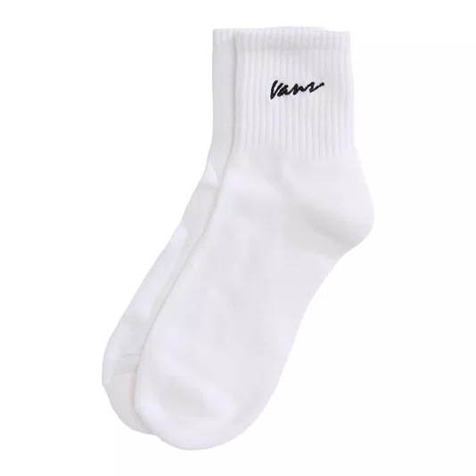 Meia Vans Classic Script Half Crew Branco