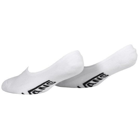 Meia Vans Classic Super No Show 3 Pack Branco