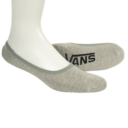 Meia Vans Classic Super No Show 3 Pack Preto/Branco/Cinza