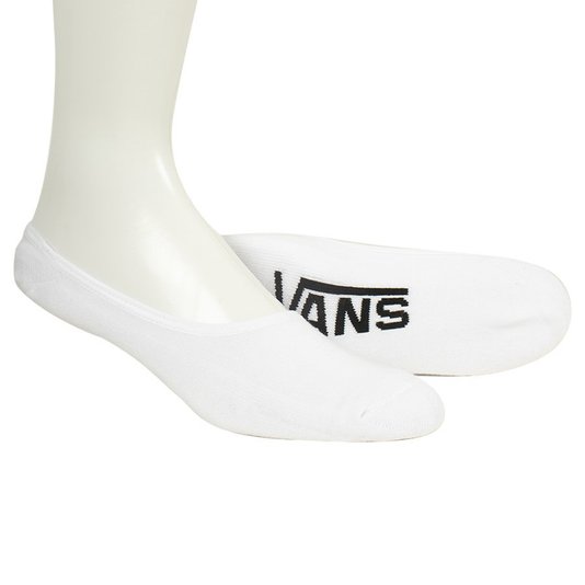 Meia Vans Classic Super No Show 3 Pack Preto/Branco/Cinza