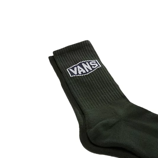 Meia Vans Stowers Crew Verde Musgo