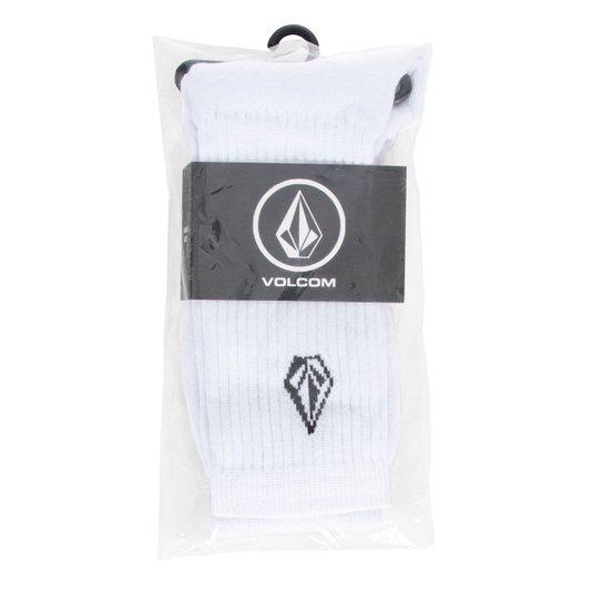 Meia Volcom Full Stone Branco