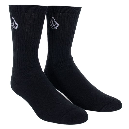 Meia Volcom Full Stone Preto