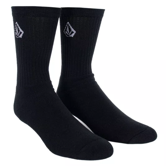 Meia Volcom Full Stone Preto