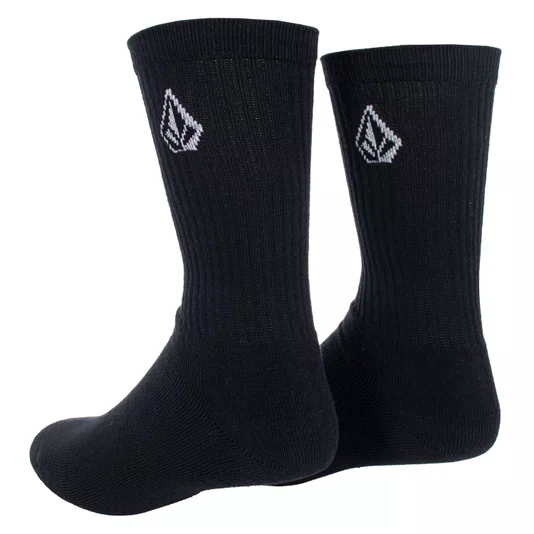 Meia Volcom Full Stone Preto