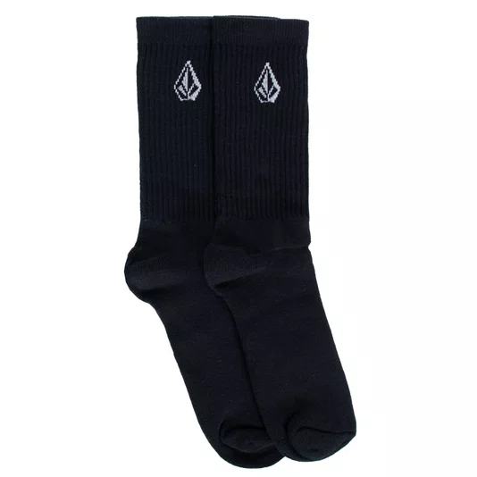 Meia Volcom Full Stone Preto