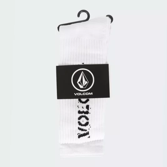 Meia Volcom Off The Krass Branco