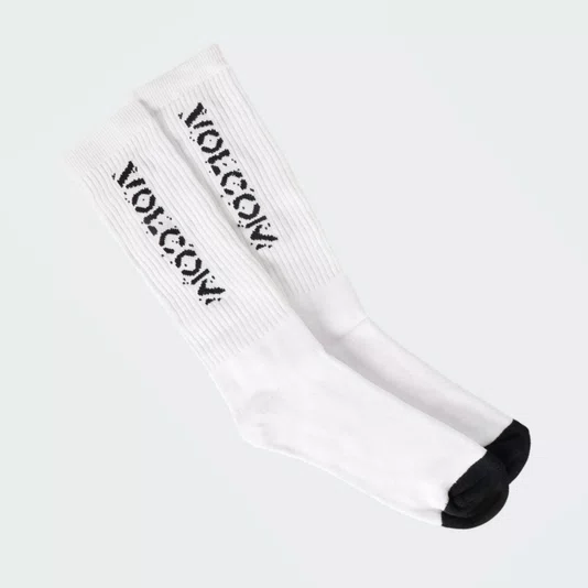 Meia Volcom Off The Krass Branco