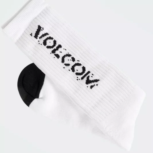 Meia Volcom Off The Krass Branco