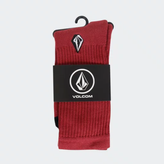 Meia Volcom Stone Bordo