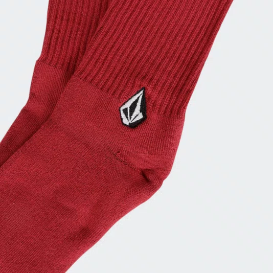 Meia Volcom Stone Bordo