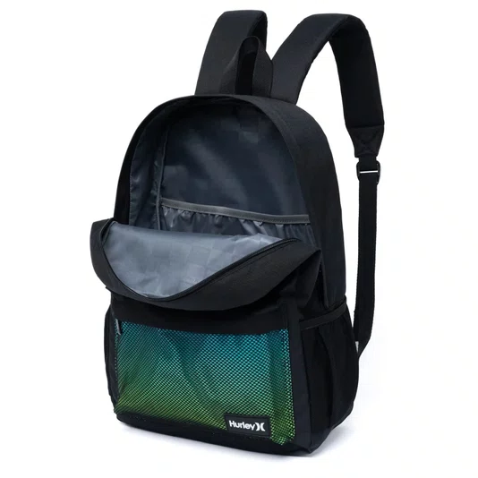 Mochila Hurley HY0114 Preto/Azul/Verde