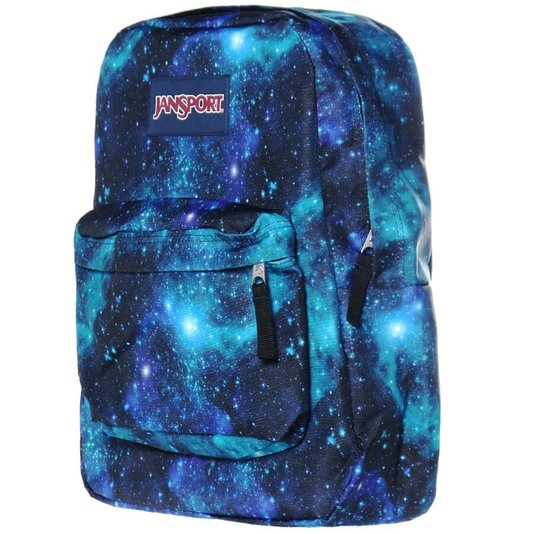 Mochila JanSport Black Label Superbreak Galaxy Preto/Azul