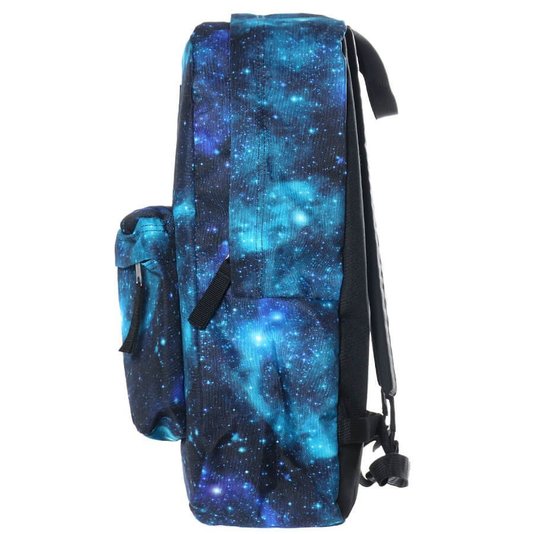 Mochila JanSport Black Label Superbreak Galaxy Preto/Azul