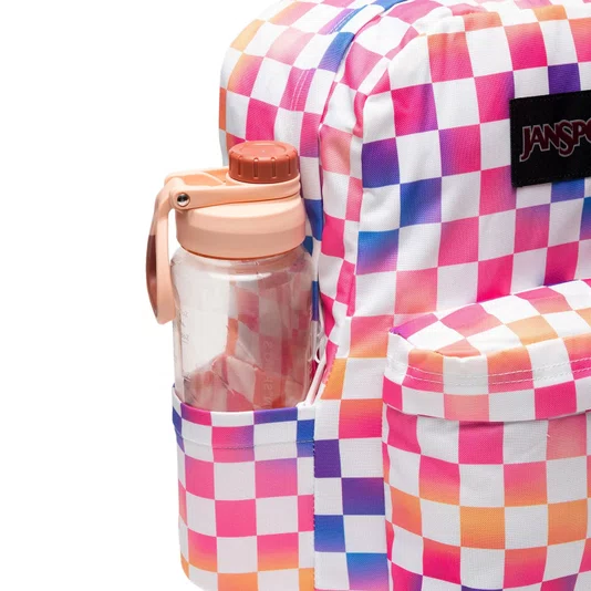 Mochila Jansport Superbreak Plus Check It 26l Checkerboard Colorido
