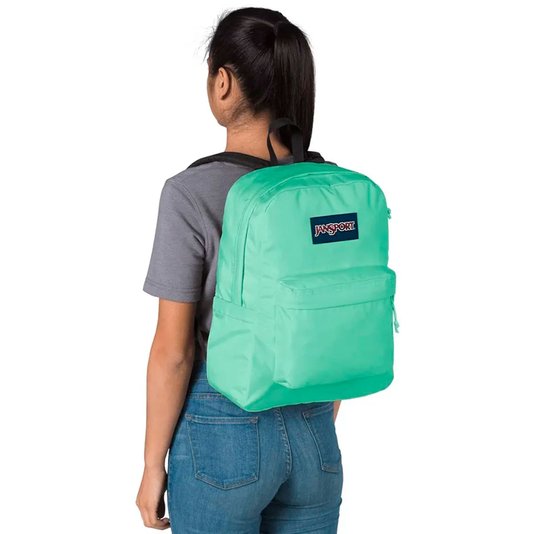 Mochila Jansport Superbreak Plus Mint Chip 26l Verde Menta