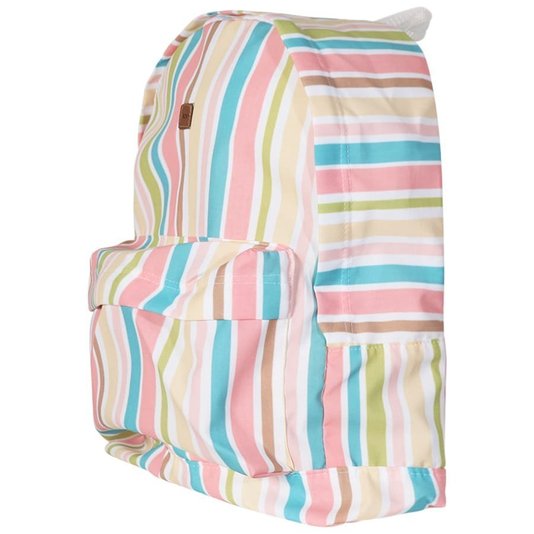 Mochila Roxy Baby Sugar Canvas Colorido Listrado