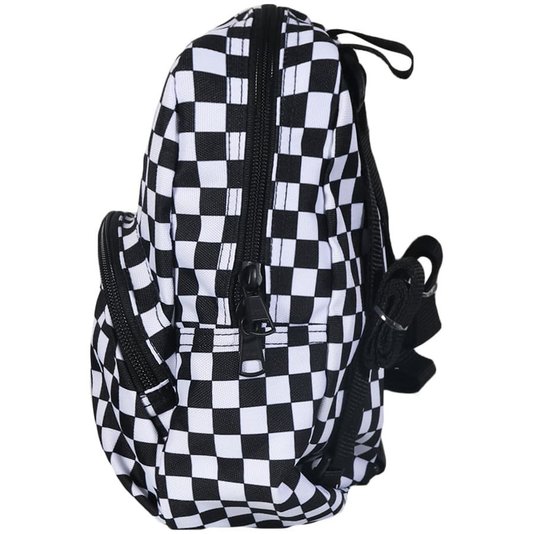 Mochila Vans Got This Mini Checkerboard Preto/Branco