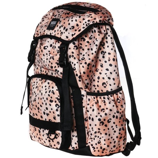 Mochila Vans Leila Hurst Bege/Rosa