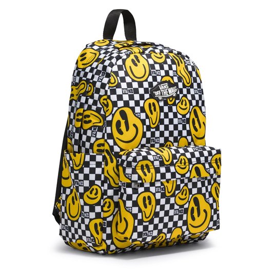 Mochila Vans Old Skool Grom Checkerboard Preto/Branco
