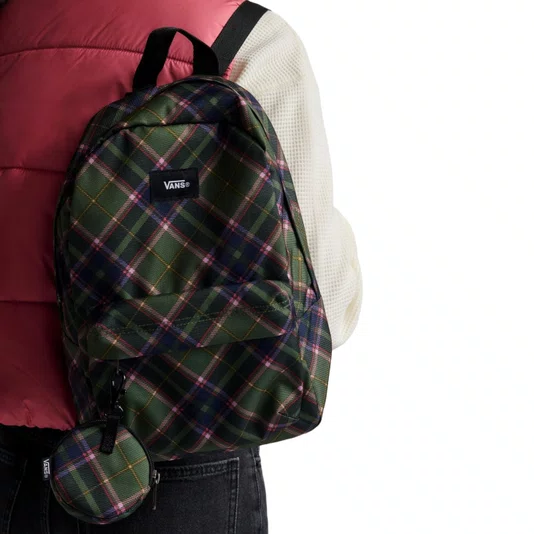Mochila Vans Old Skool Mini Pine Forest Verde/Azul
