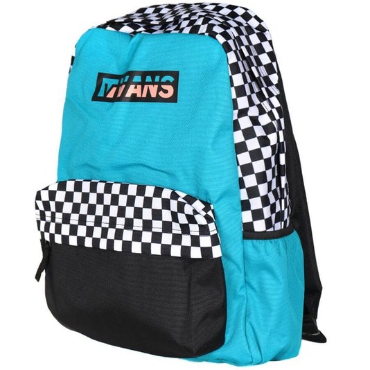 Mochila Vans Street Sport Azul/Xadrez