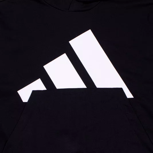 Moletom Adidas Big Logo Essentials Preto