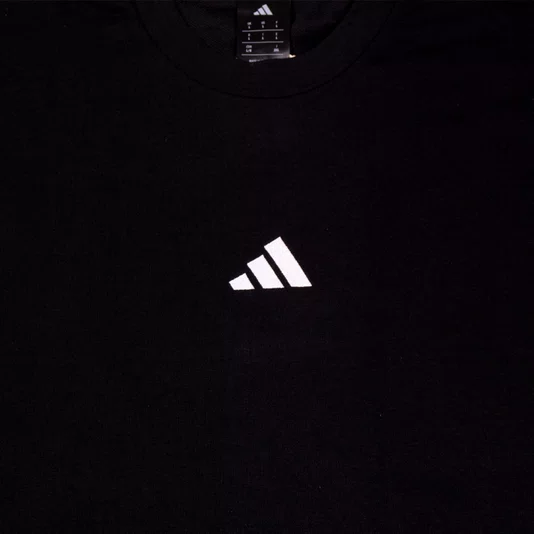 Moletom Adidas Essentials 3 Stripes Preto
