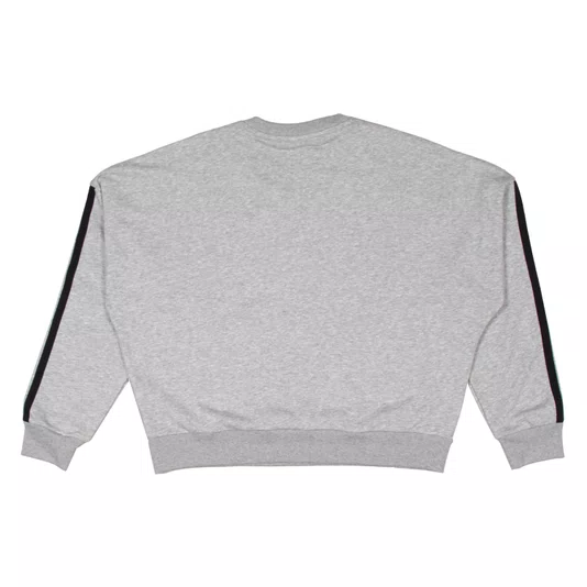 Moletom Adidas Essentials Feminino Cinza Mescla