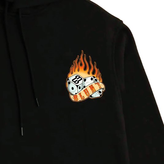 Moletom Blunt Canguru Pyro Preto