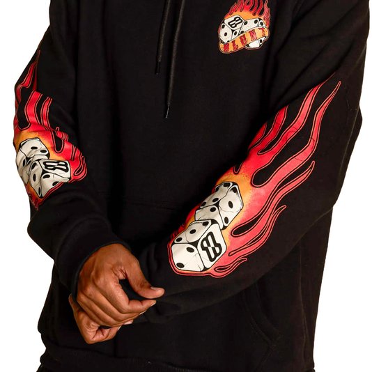 Moletom Blunt Canguru Pyro Preto