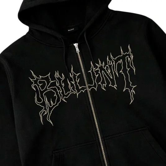 Moletom Blunt Ziper Azyr Preto
